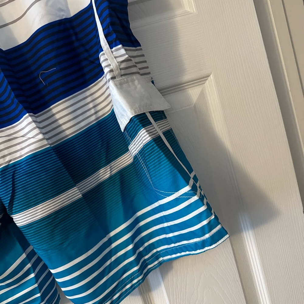 Striped Swimming Trunks - Picture 2 of 5